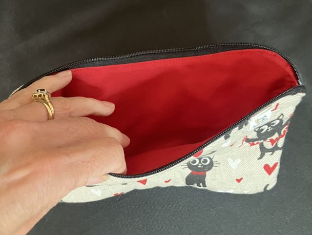 Trousse plate molletonnée