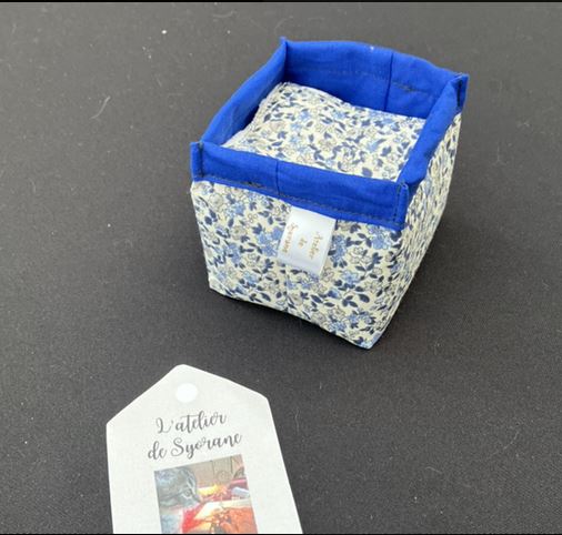 Panier de 10 lingettes démaquillantes en fibre de bambou