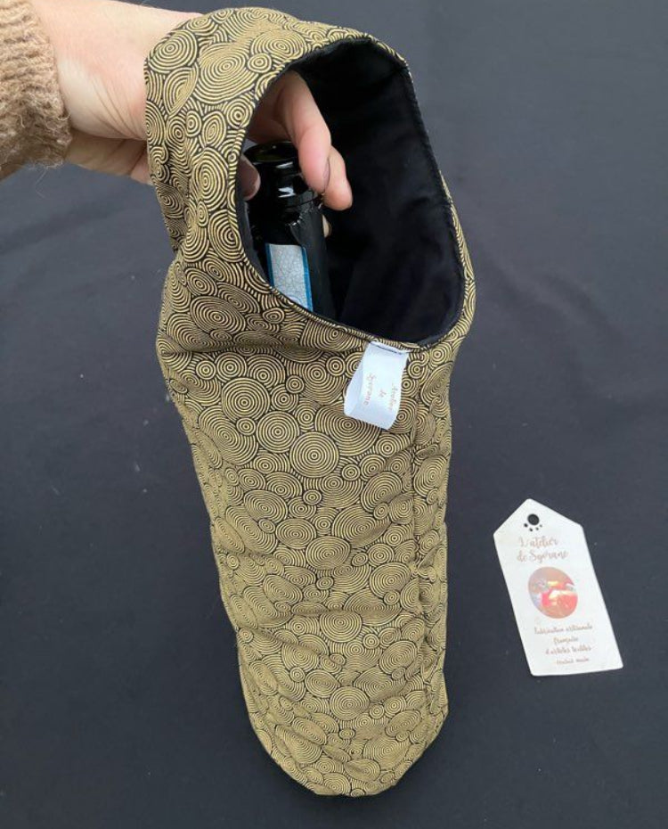 Sac molletonné pour bouteille