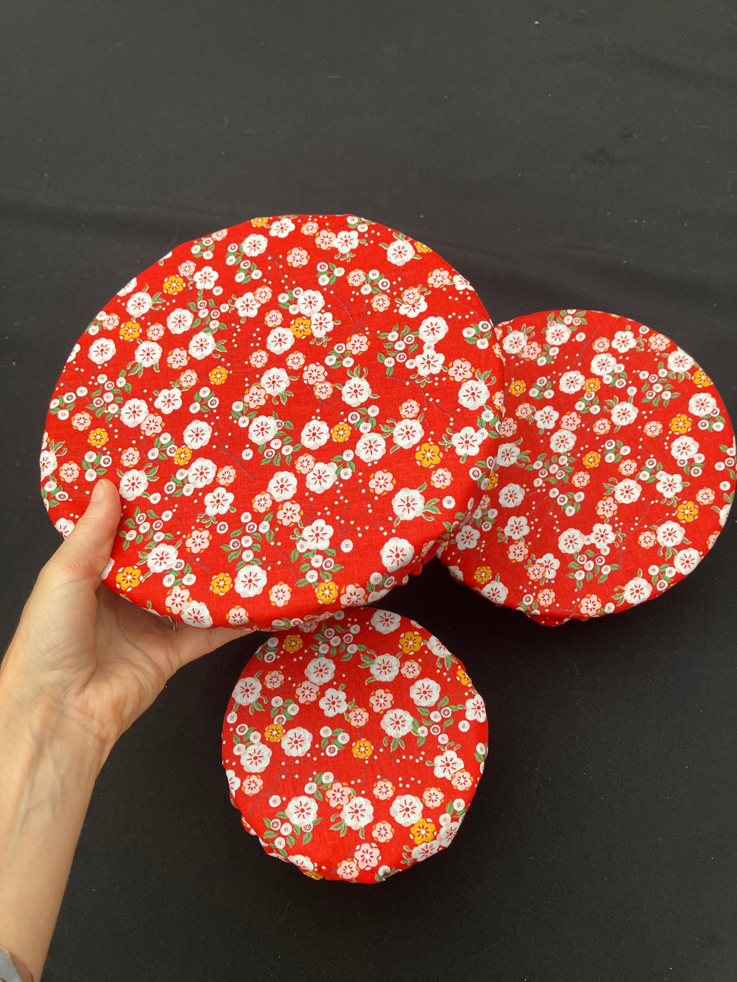 Lot de 3 charlottes de plats imperméables et lavables