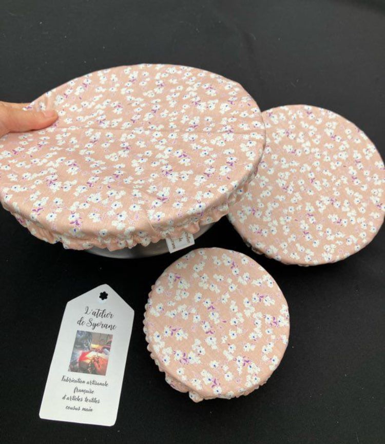Lot de 3 charlottes de plats imperméables et lavables
