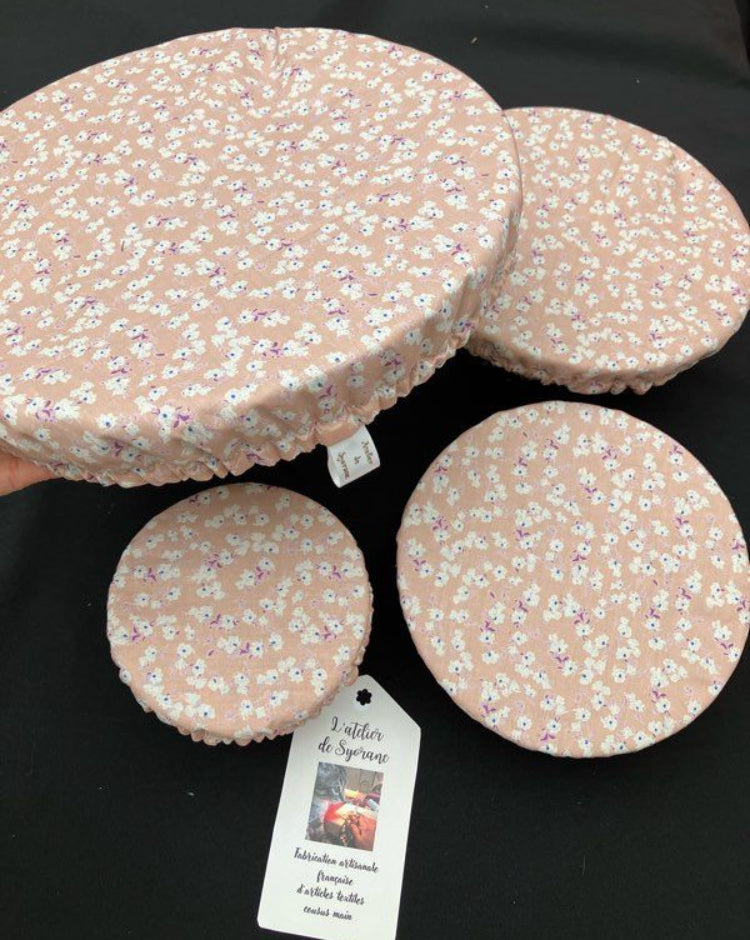 Lot de 4 charlottes de plats imperméables et lavables