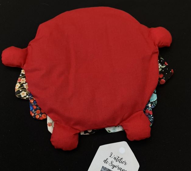 Bouillotte sèche ronde aux graines de lin