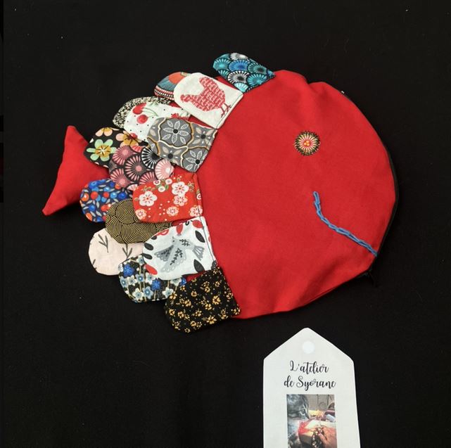 Bouillotte sèche ronde aux graines de lin