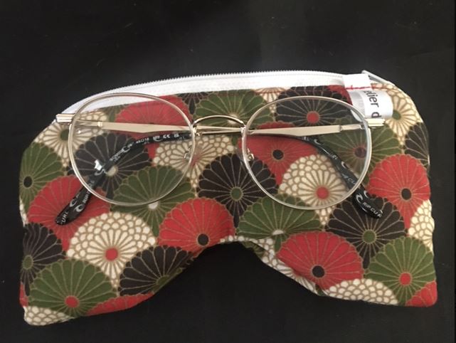 Trousse molletonnée pour lunettes