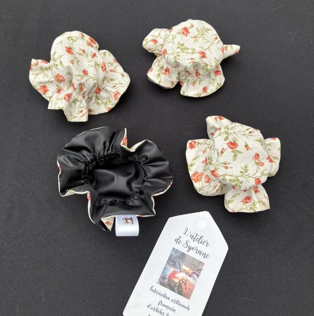 Lot de 4 charlottes imperméables pour pots de confiture