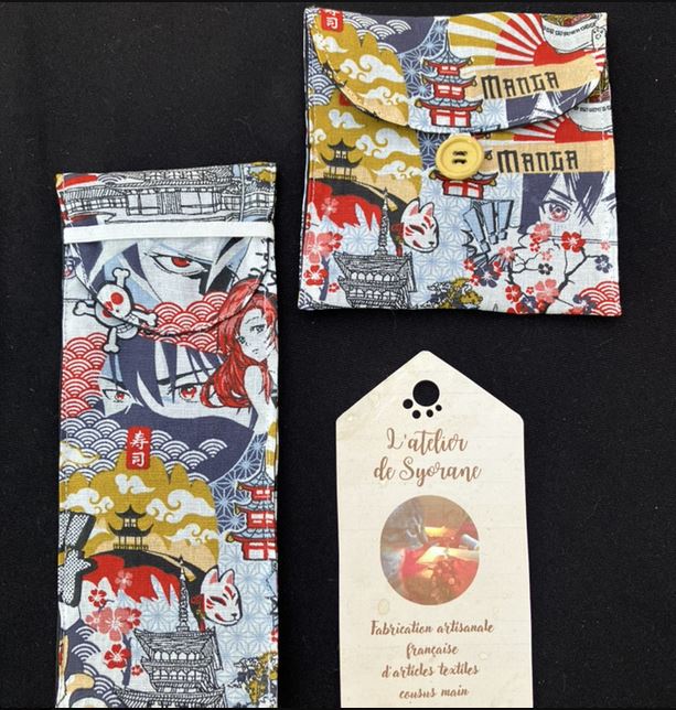 Lot de 2 pochettes imperméables pour savon et brosse à dents/dentifrice