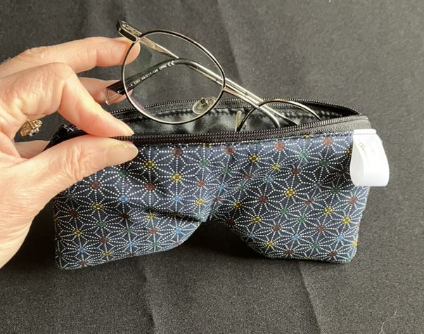 Trousse molletonnée pour lunettes