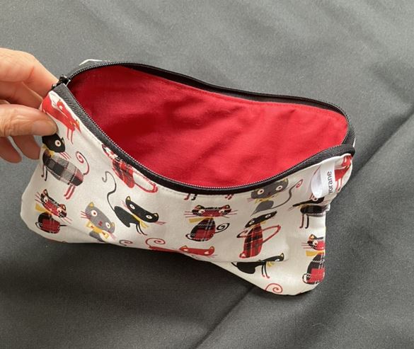 Trousse plate molletonnée