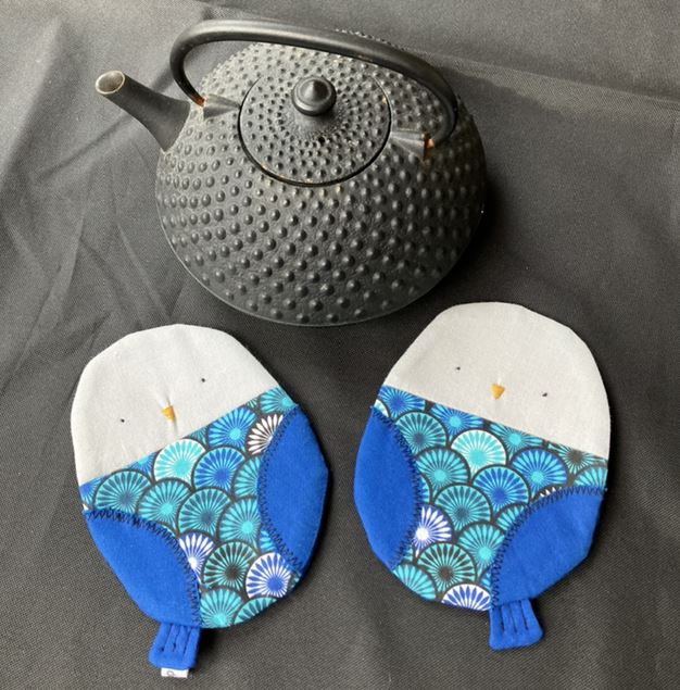 Lot de 2 sous-verres molletonnés