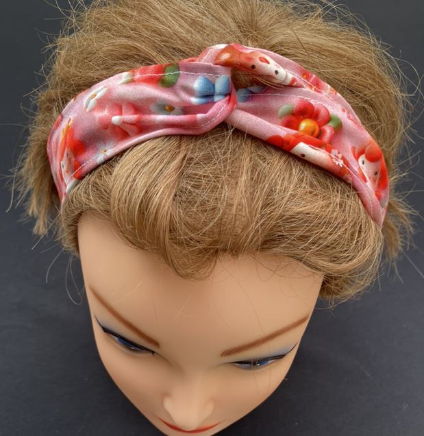 Bandeau twist pour cheveux avec fil de fer intégré