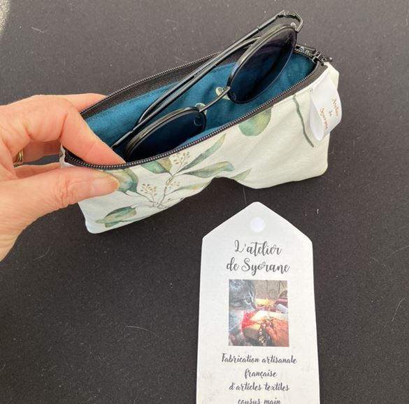 Trousse molletonnée pour lunettes