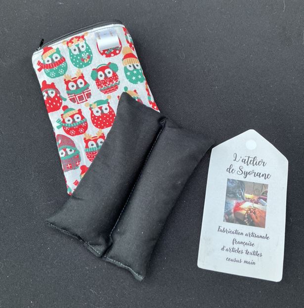 Bouillotte sèche aux graines de lin pour les mains