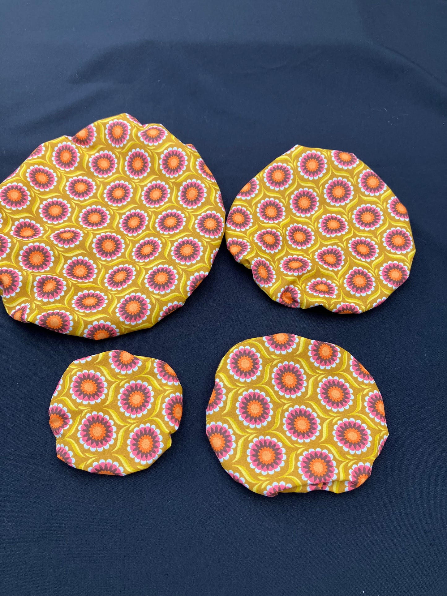 Lot de 4 charlottes de plats imperméables et lavables
