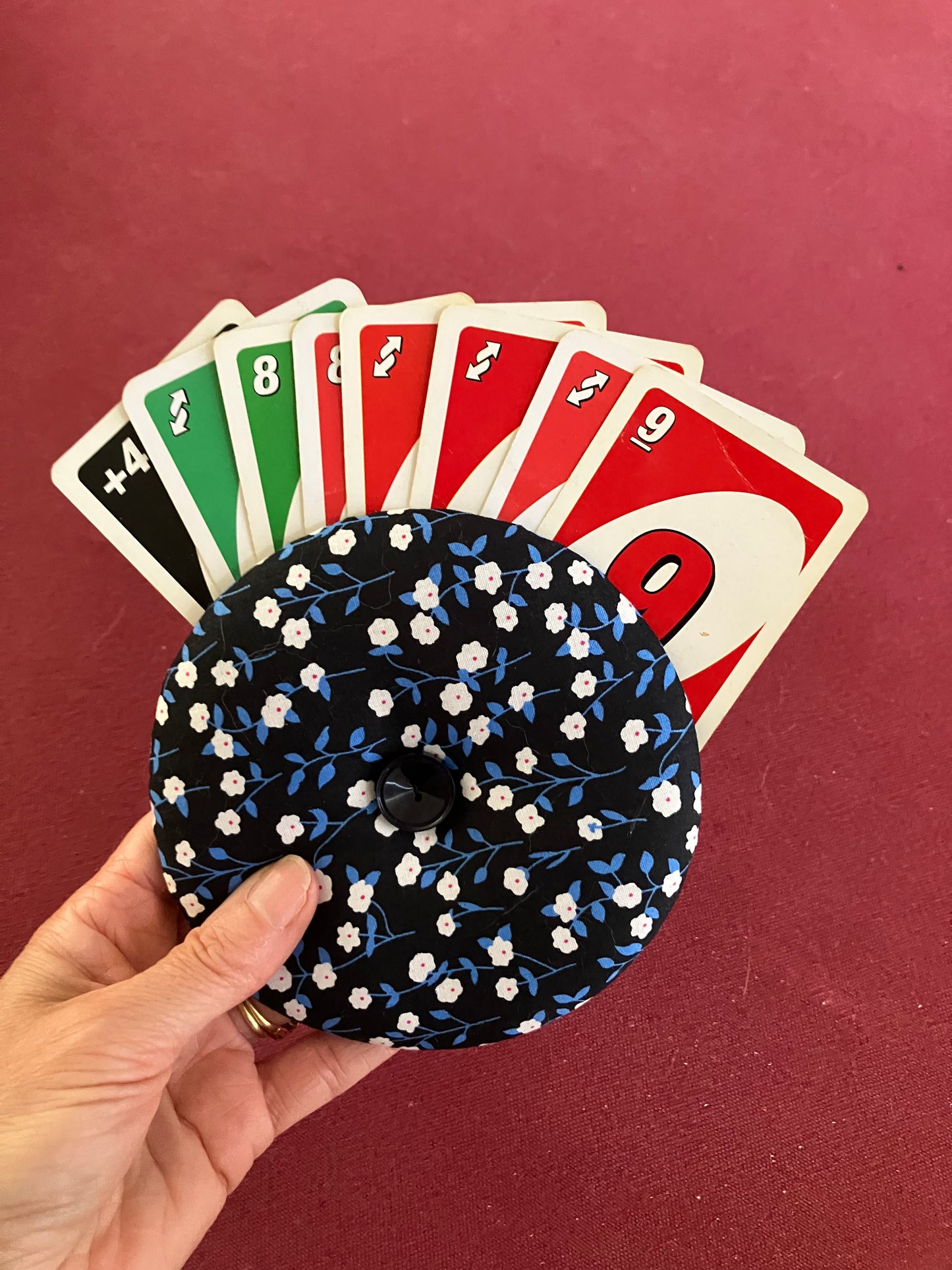 Porte-cartes à jouer molletonné