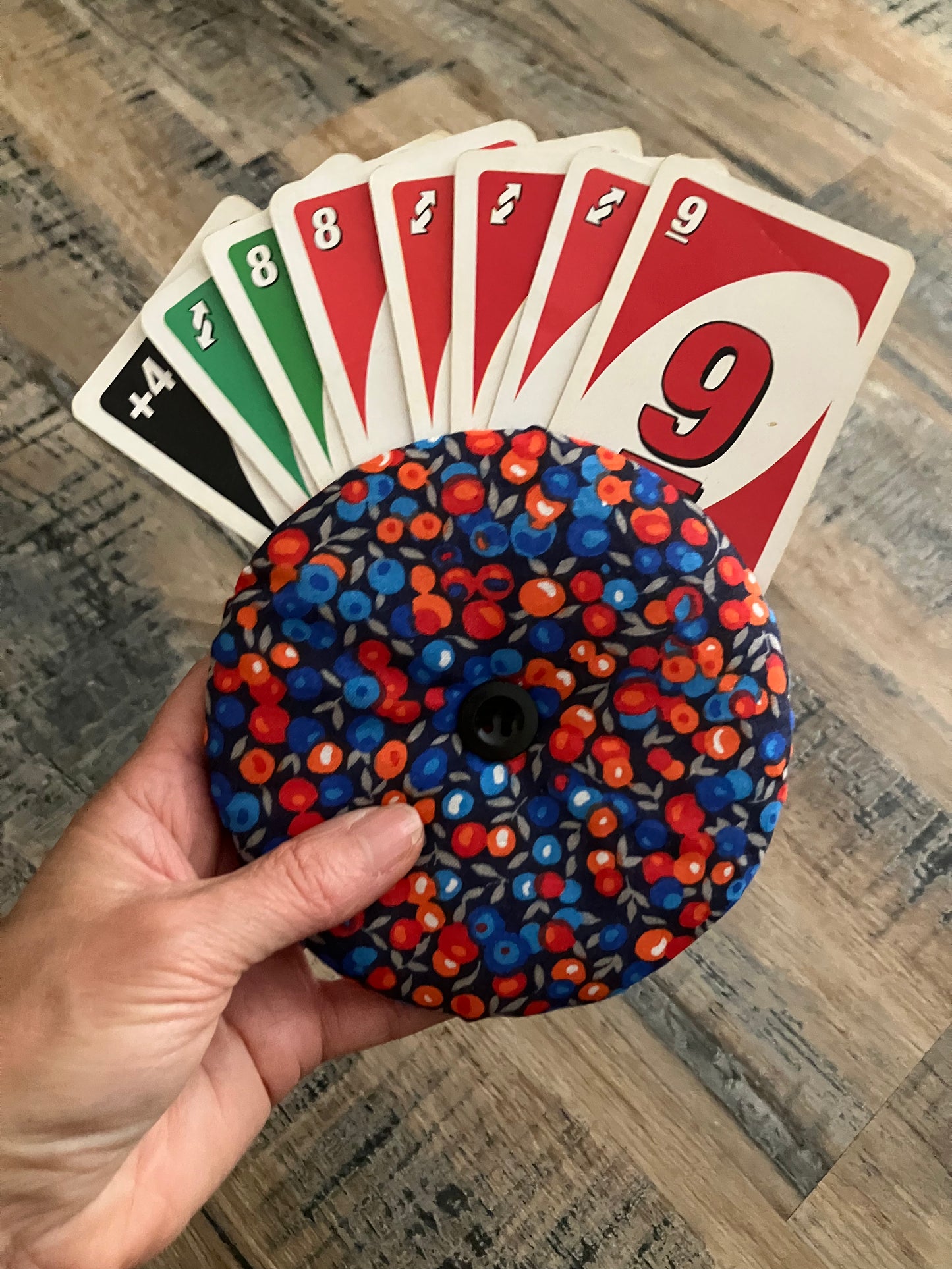 Porte-cartes à jouer molletonné