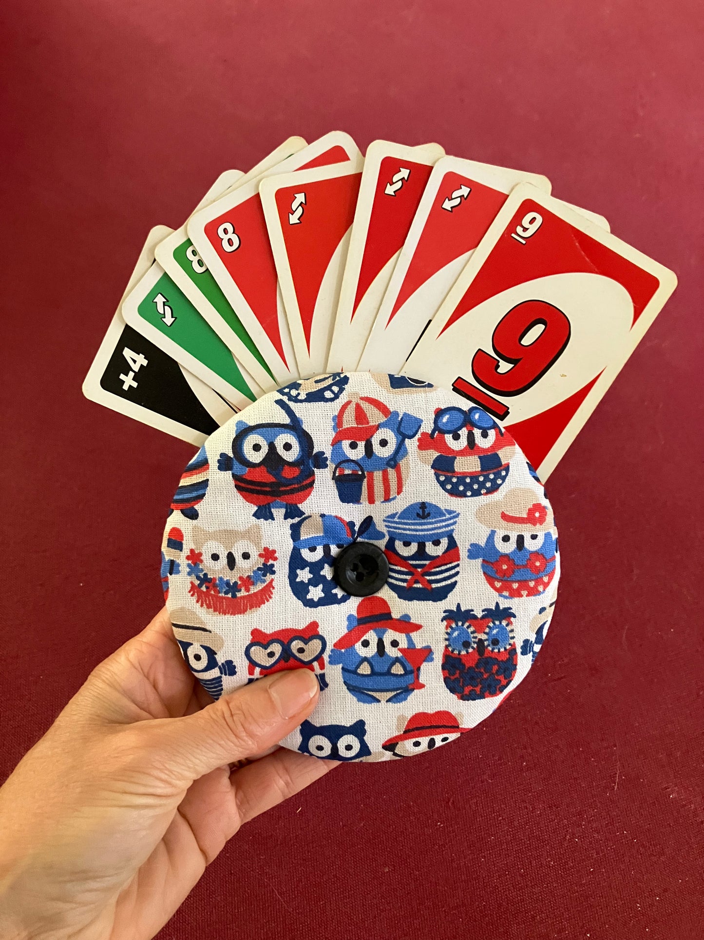 Porte-cartes à jouer molletonné