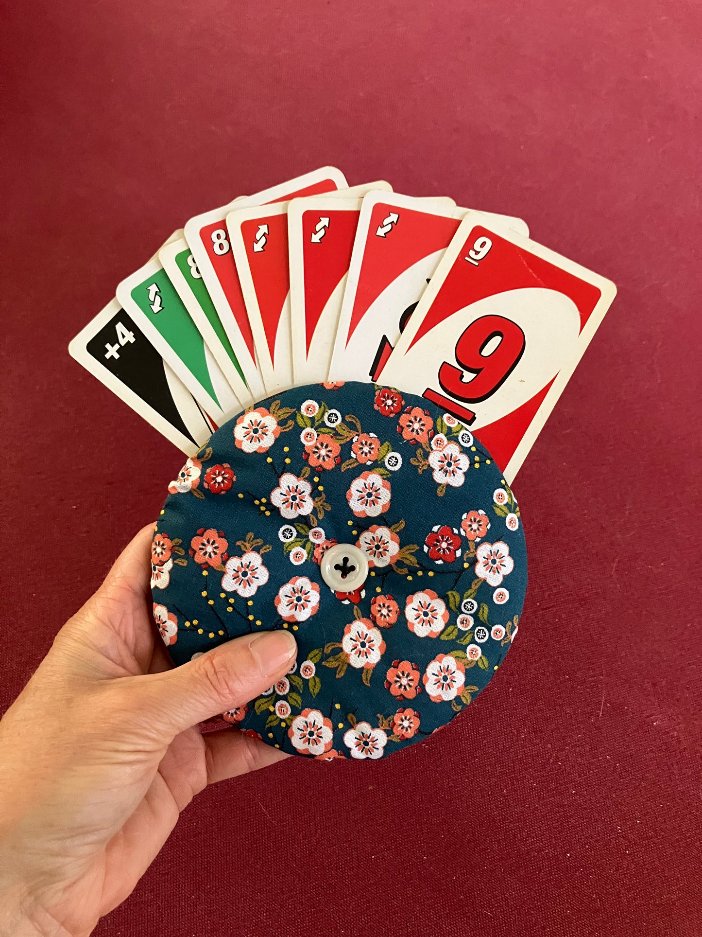 Porte-cartes à jouer molletonné
