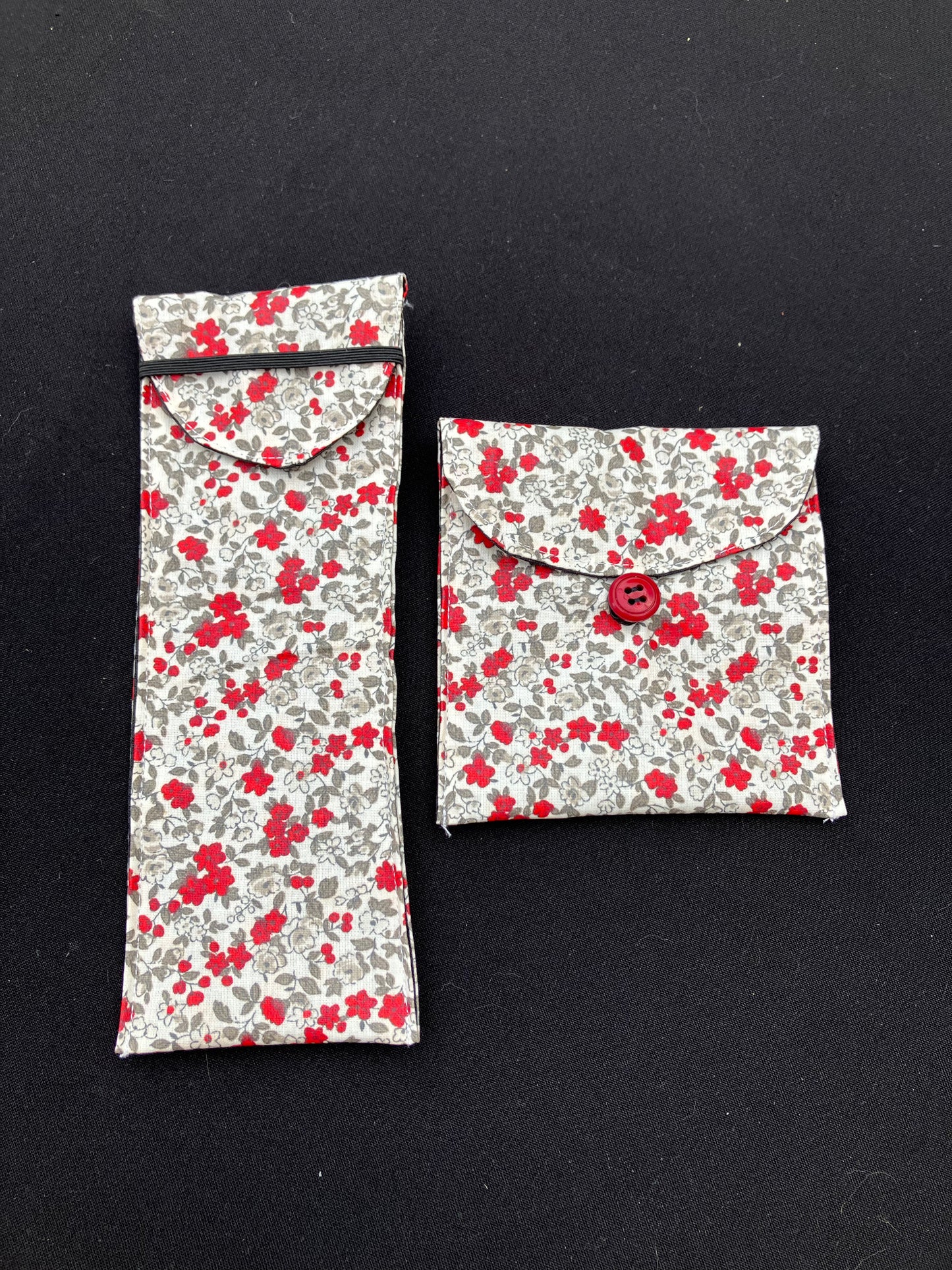Lot de 2 pochettes imperméables pour savon et brosse à dents/dentifrice