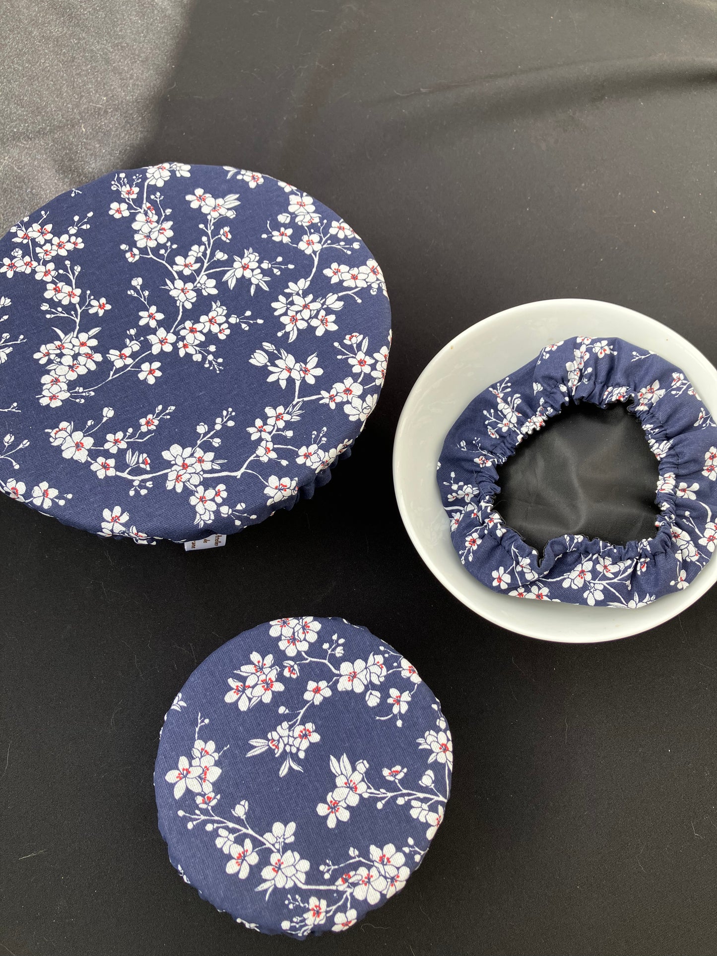 Lot de 3 charlottes de plats imperméables et lavables