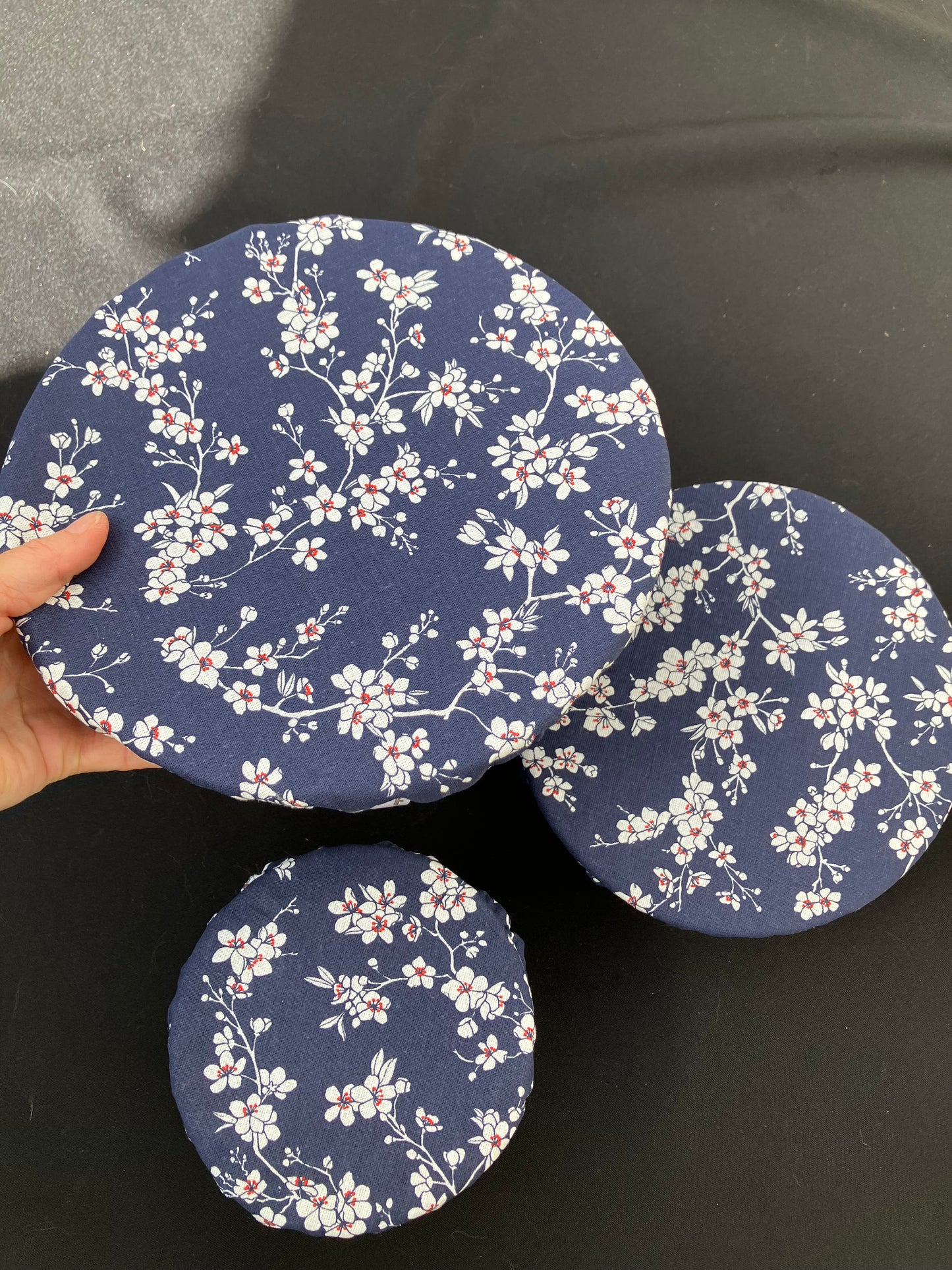 Lot de 3 charlottes de plats imperméables et lavables