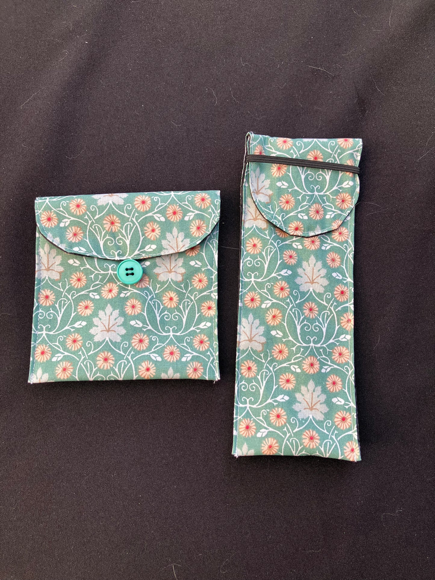 Lot de 2 pochettes imperméables pour savon et brosse à dents/dentifrice