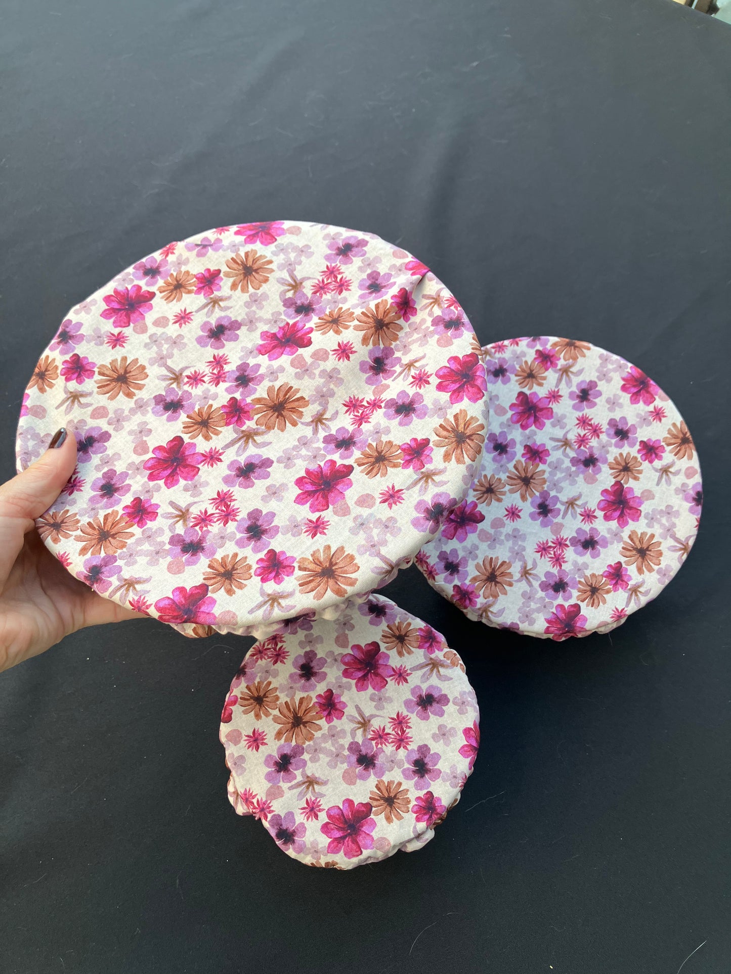 Lot de 3 charlottes de plats imperméables et lavables