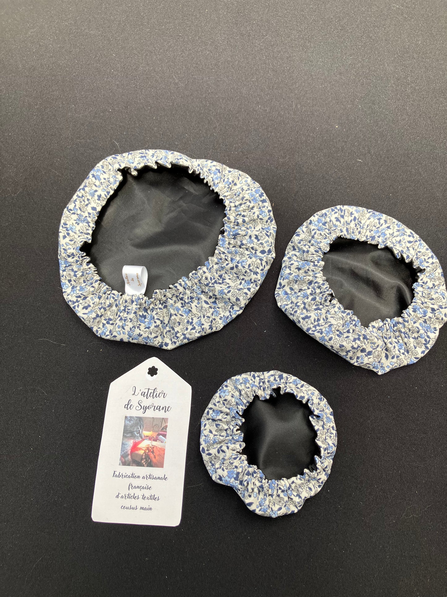 Lot de 3 charlottes de plats imperméables et lavables