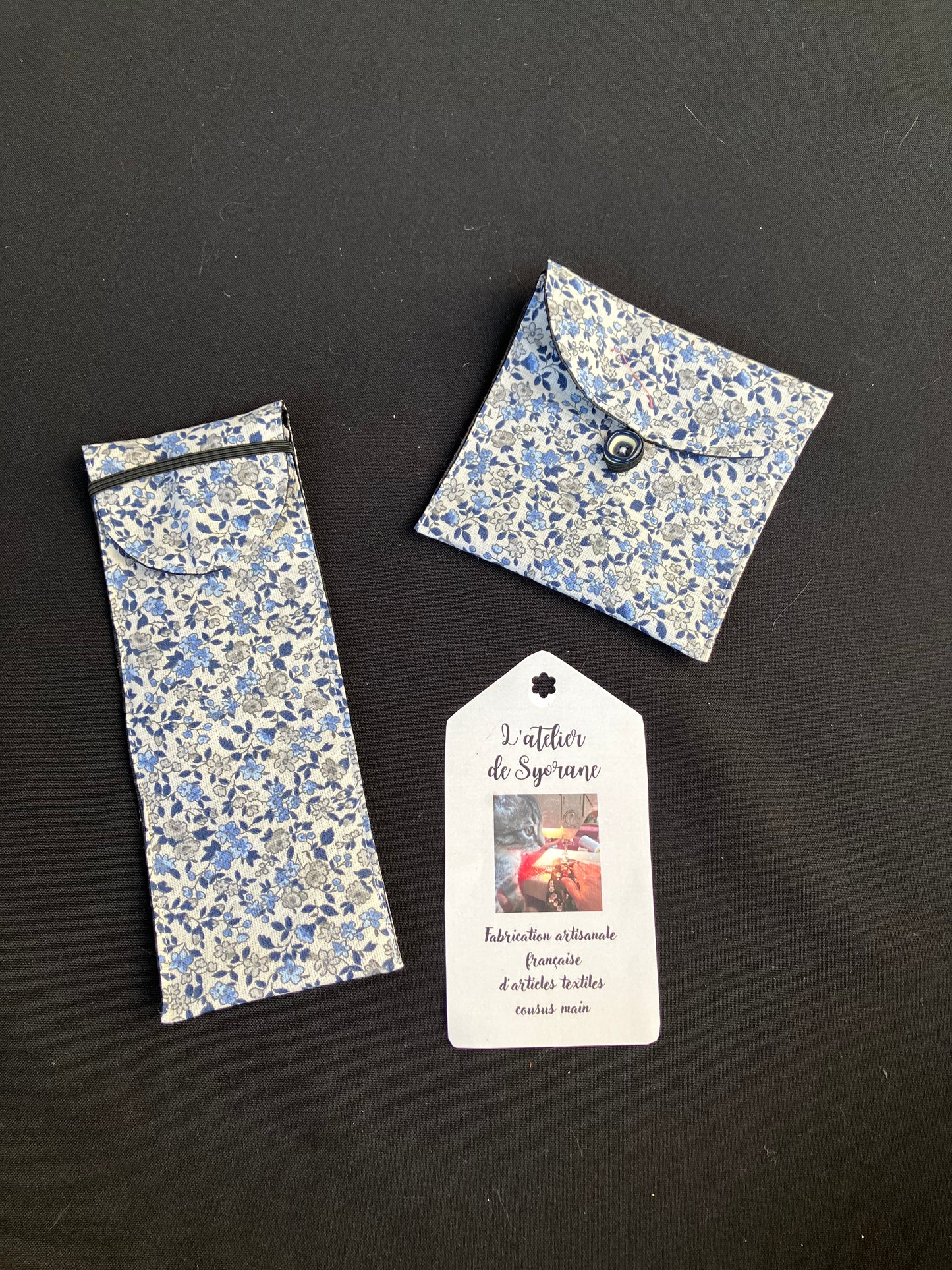 Lot de 2 pochettes imperméables pour savon et brosse à dents/dentifrice