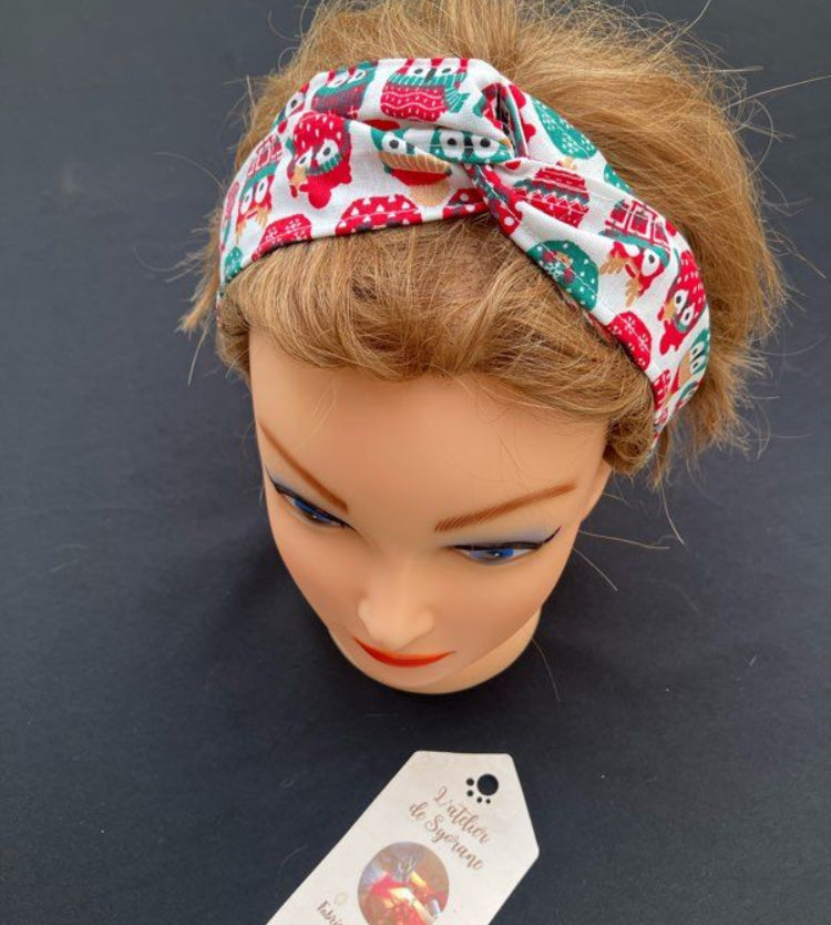 Bandeau twist pour cheveux avec fil de fer intégré